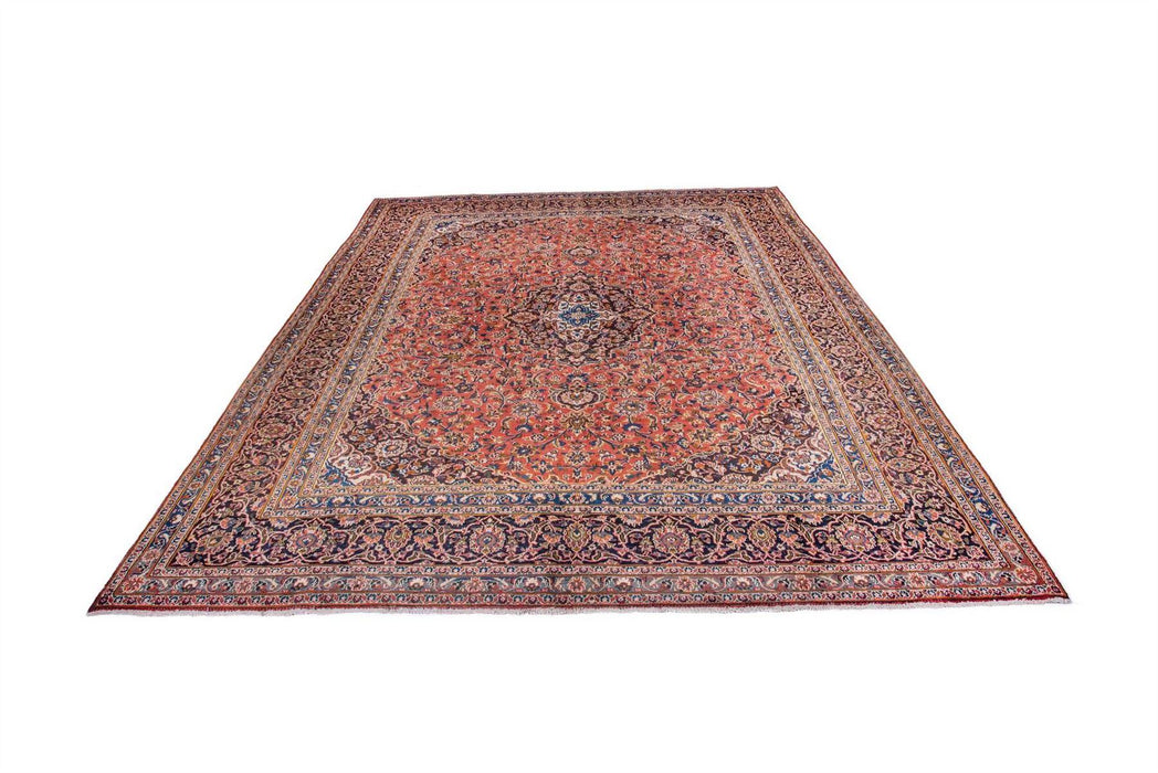 Traditional Vintage Handmade Rug 388X290 CM The Rugs Outlet 