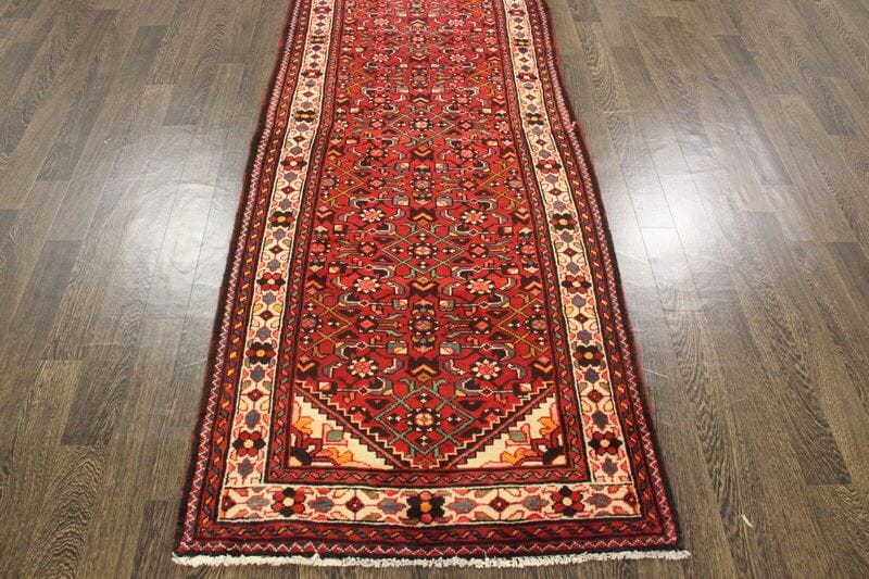 Traditional Vintage Handmade Rug 300X94 CM The Rugs Outlet 