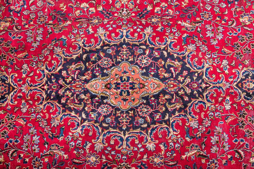 Traditional Vintage Handmade Rug 390X288 CM The Rugs Outlet 