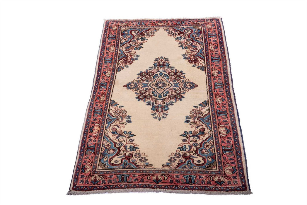 Traditional Vintage Handmade Rug 127X65 CM The Rugs Outlet 