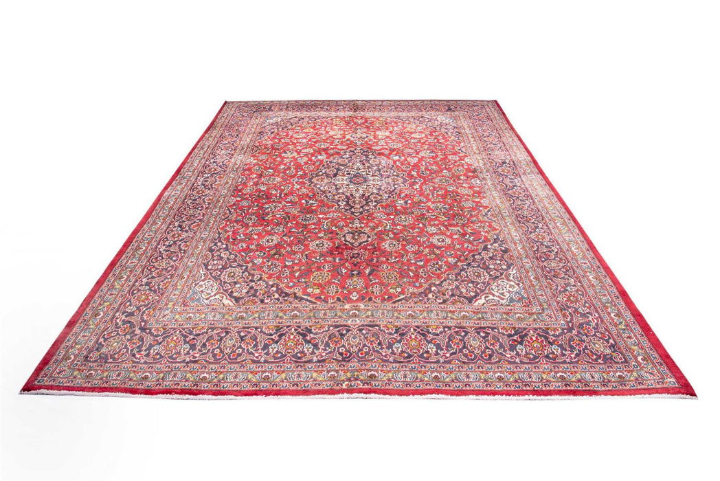 Traditional Vintage Handmade Rug 390X290 CM The Rugs Outlet 