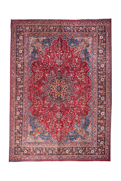 Traditional Vintage Handmade Rug 390X290 CM The Rugs Outlet 