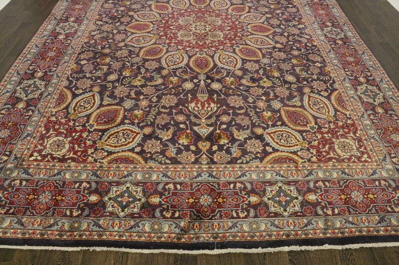 Traditional Vintage Handmade Rug 404X304 CM The Rugs Outlet 