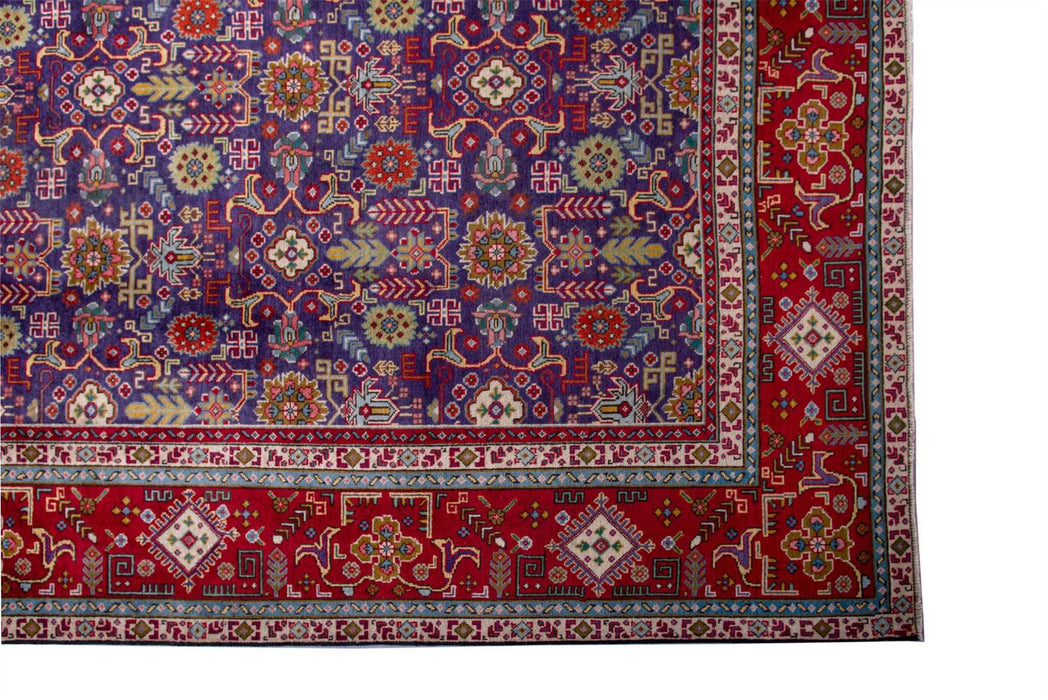 Traditional Vintage Handmade Rug 357X286 CM The Rugs Outlet 