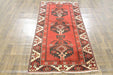 Traditional Vintage Handmade Rug 102x198cm The Rugs Outlet 