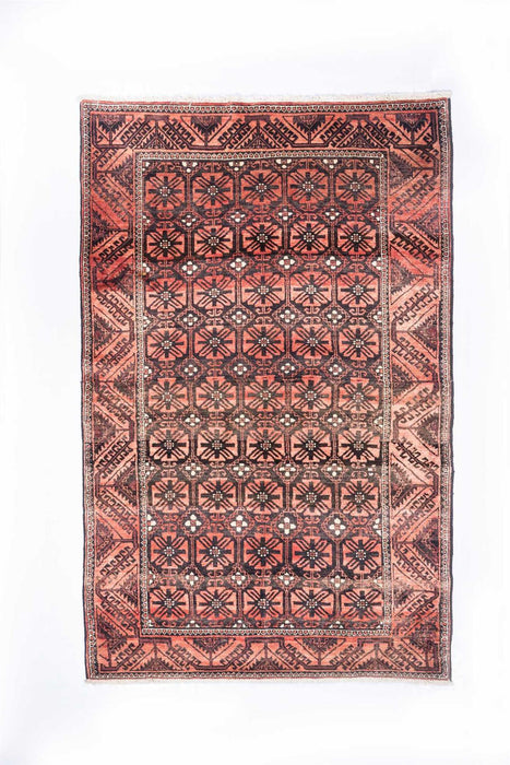 Traditional Vintage Handmade Rug 240X155 CM The Rugs Outlet 