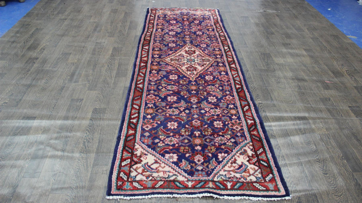 Traditional Vintage Handmade Rug 100x292cm The Rugs Outlet 