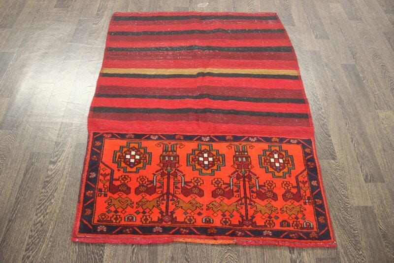 Traditional Vintage Handmade Rug 145X110 CM The Rugs Outlet 