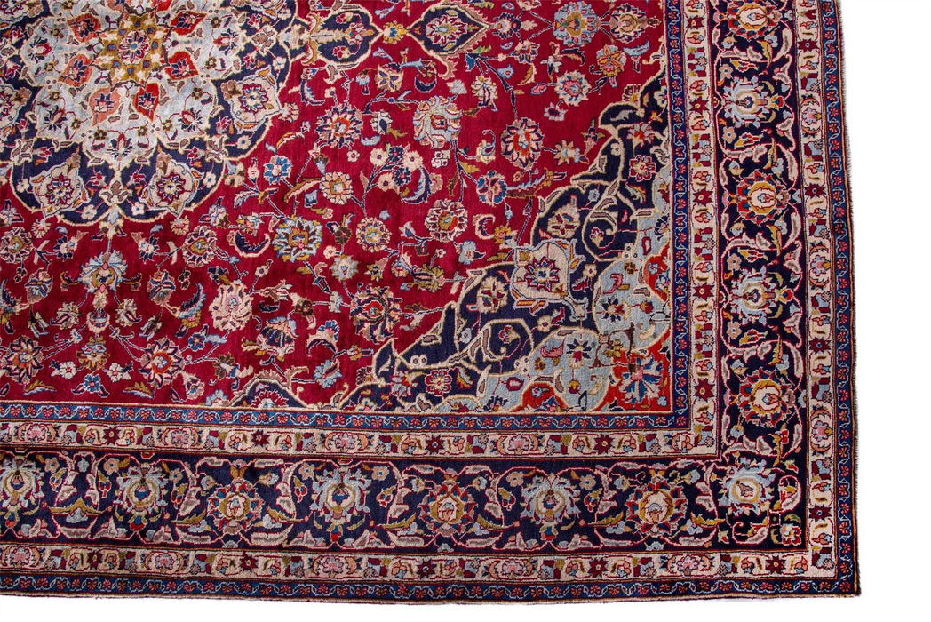 Traditional Vintage Handmade Rug 368X296 CM The Rugs Outlet 