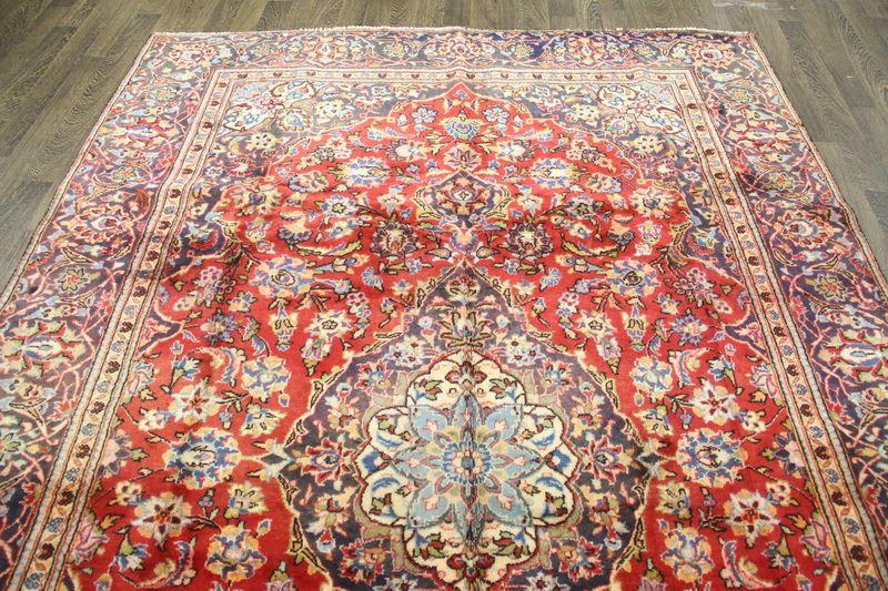 Traditional Vintage Handmade Rug 228x346cm The Rugs Outlet 