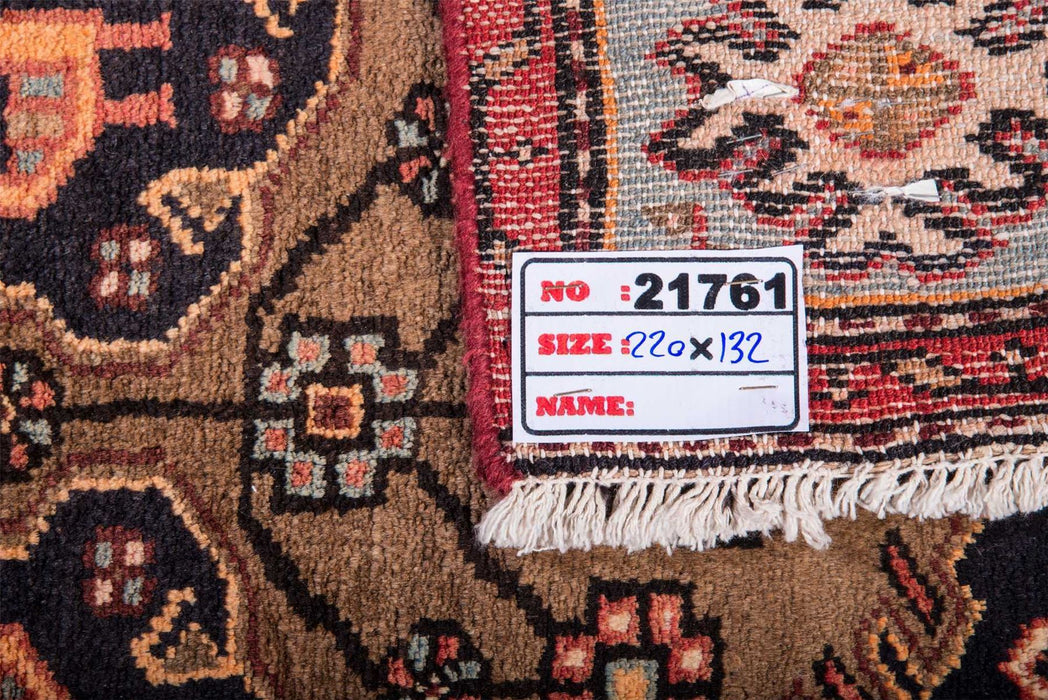 Traditional Vintage Handmade Rug 220X132 CM The Rugs Outlet 