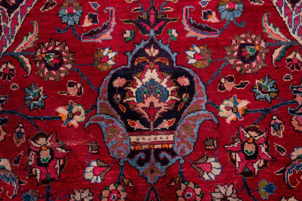 Traditional Vintage Handmade Rug 386X297 CM The Rugs Outlet 