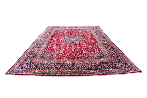 Traditional Vintage Handmade Rug 380X290 CM The Rugs Outlet 