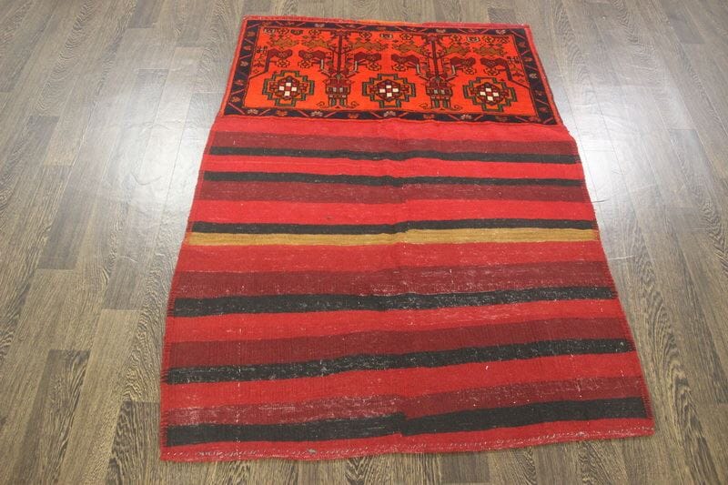 Traditional Vintage Handmade Rug 145X110 CM The Rugs Outlet 