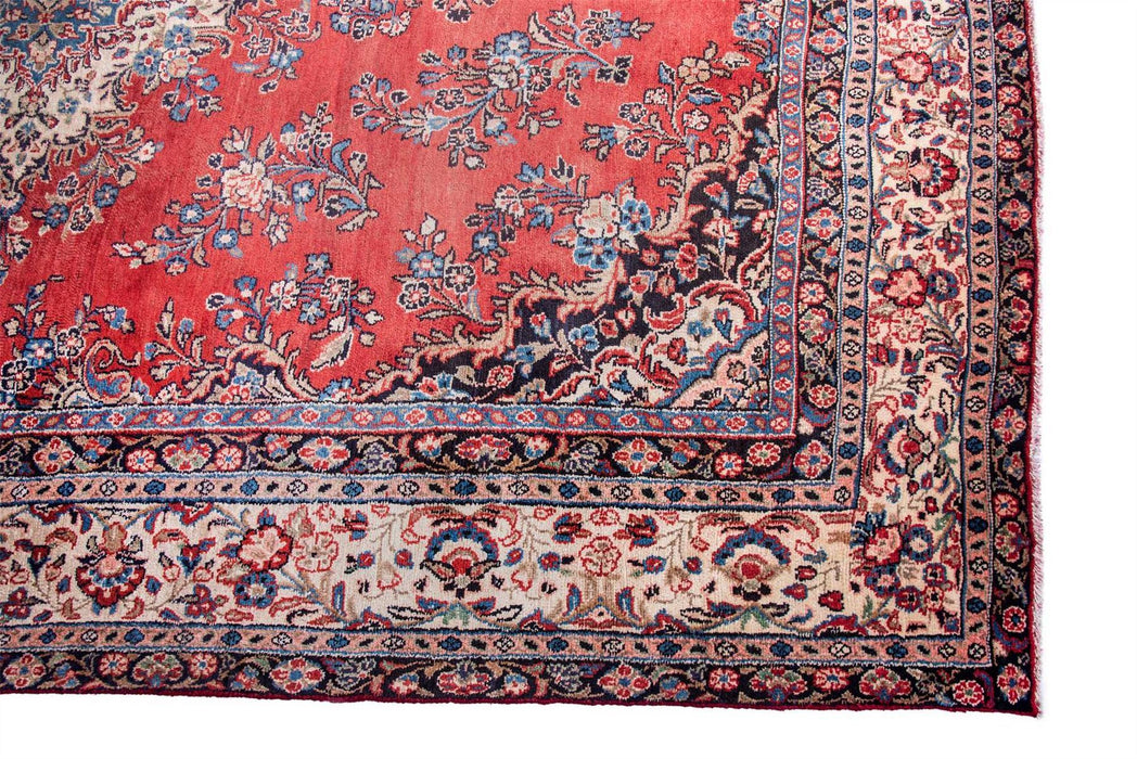 Traditional Vintage Handmade Rug 387X291 CM The Rugs Outlet 