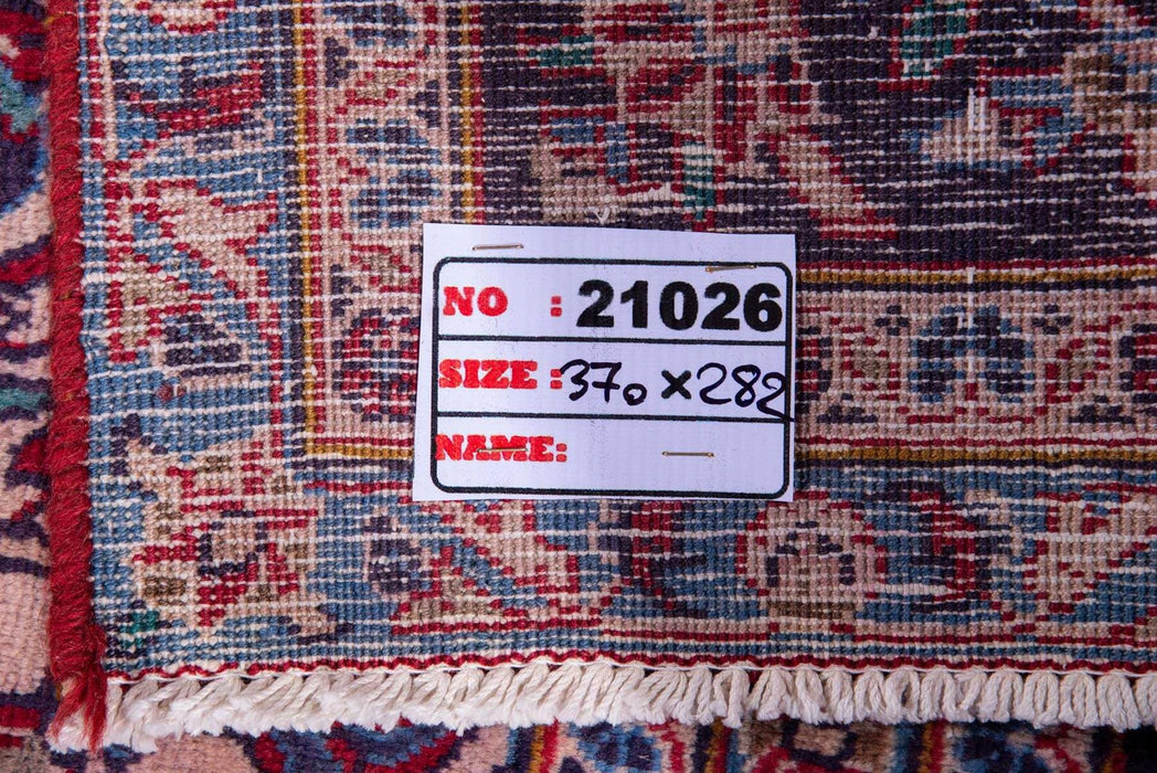 Traditional Vintage Handmade Rug 370X282 CM The Rugs Outlet 