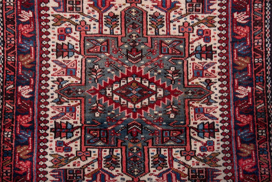 Traditional Vintage Handmade Rug 355X90 CM The Rugs Outlet 