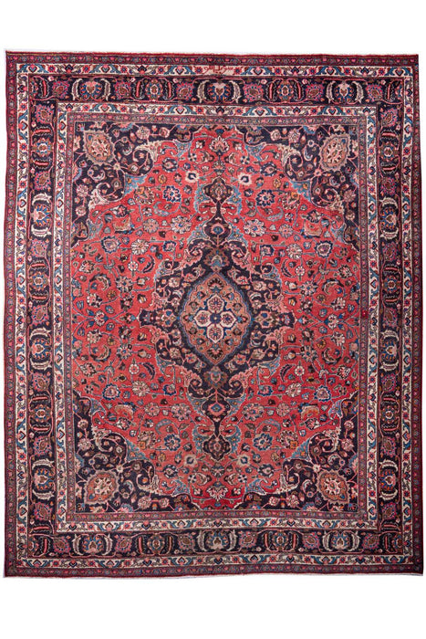 Traditional Vintage Handmade Rug 383X306 CM The Rugs Outlet 