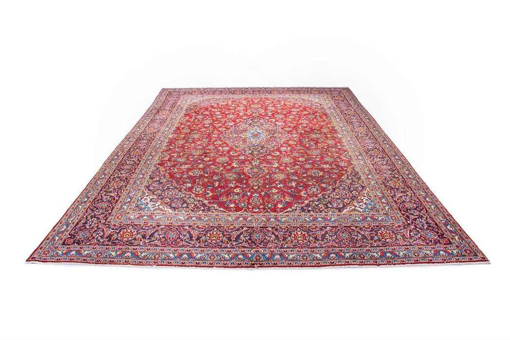 Traditional Vintage Handmade Rug 387X293 CM The Rugs Outlet 