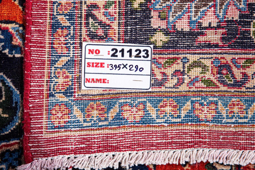 Traditional Vintage Handmade Rug 395X290 CM The Rugs Outlet 