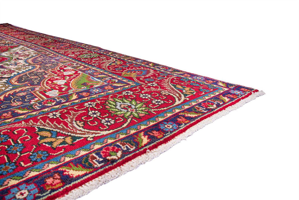 Traditional Vintage Handmade Rug 392X280 CM The Rugs Outlet 