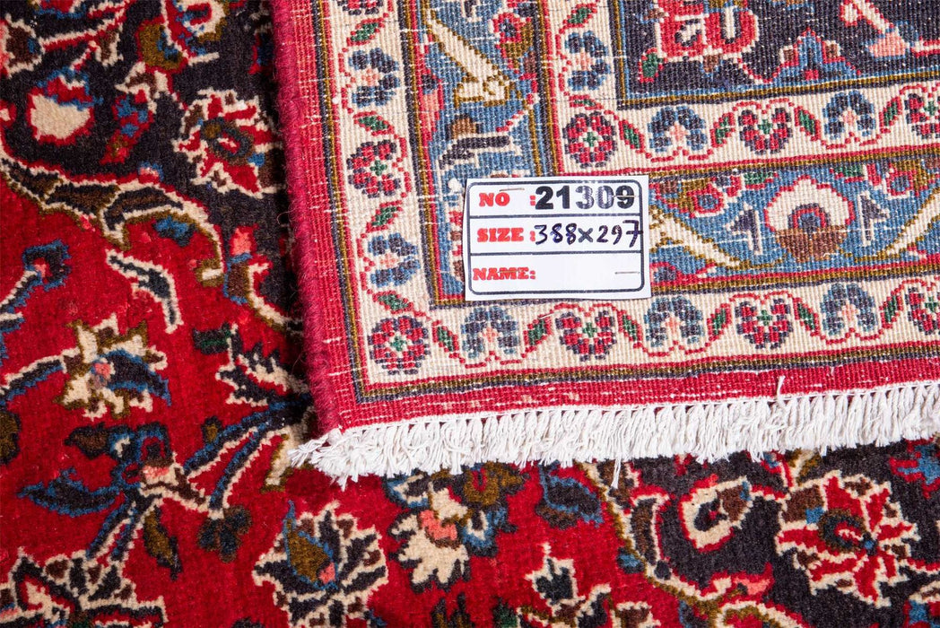 Traditional Vintage Handmade Rug 388X297 CM The Rugs Outlet 