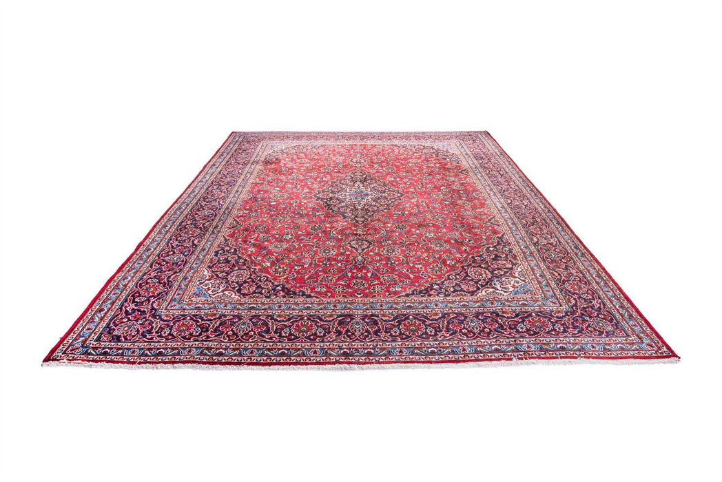 Traditional Vintage Handmade Rug 388X297 CM The Rugs Outlet 