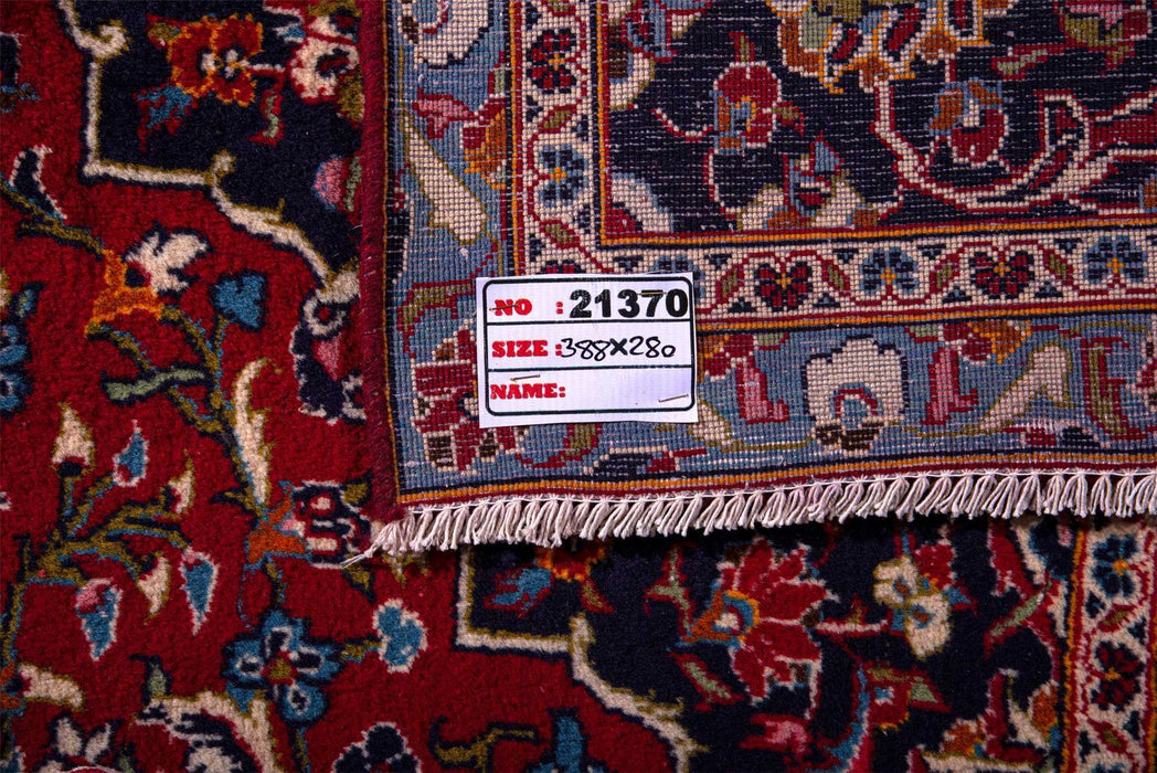 Traditional Vintage Handmade Rug 388X280 CM The Rugs Outlet 