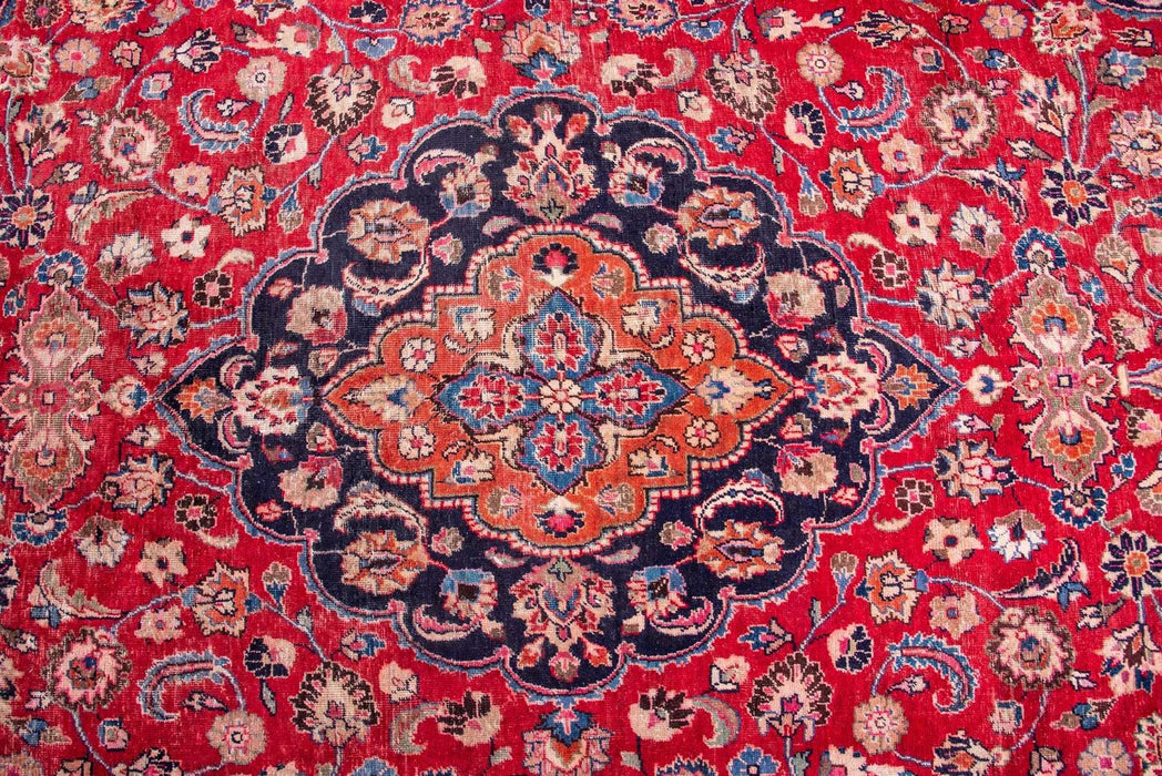 Traditional Vintage Handmade Rug 390X298 CM The Rugs Outlet 