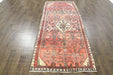 Traditional Vintage Handmade Rug 106x250cm The Rugs Outlet 