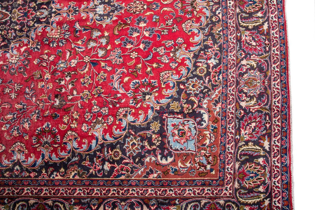 Traditional Vintage Handmade Rug 372X286 CM The Rugs Outlet 