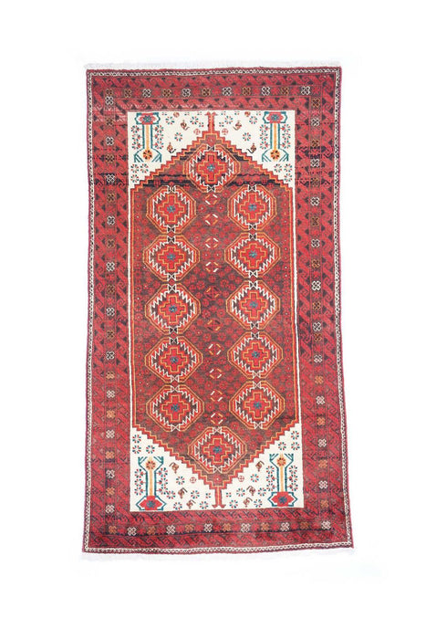 Traditional Vintage Handmade Rug 204X98 CM The Rugs Outlet 