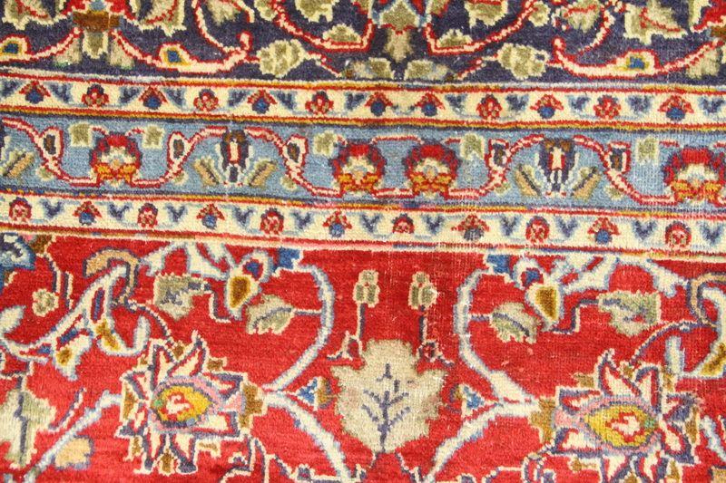 Traditional Vintage Handmade Rug 272x395cm The Rugs Outlet 