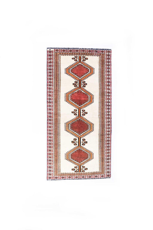 Traditional Vintage Handmade Rug 247X117 CM The Rugs Outlet 