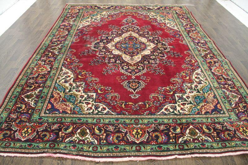 Traditional Vintage Handmade Rug 248x333cm The Rugs Outlet 