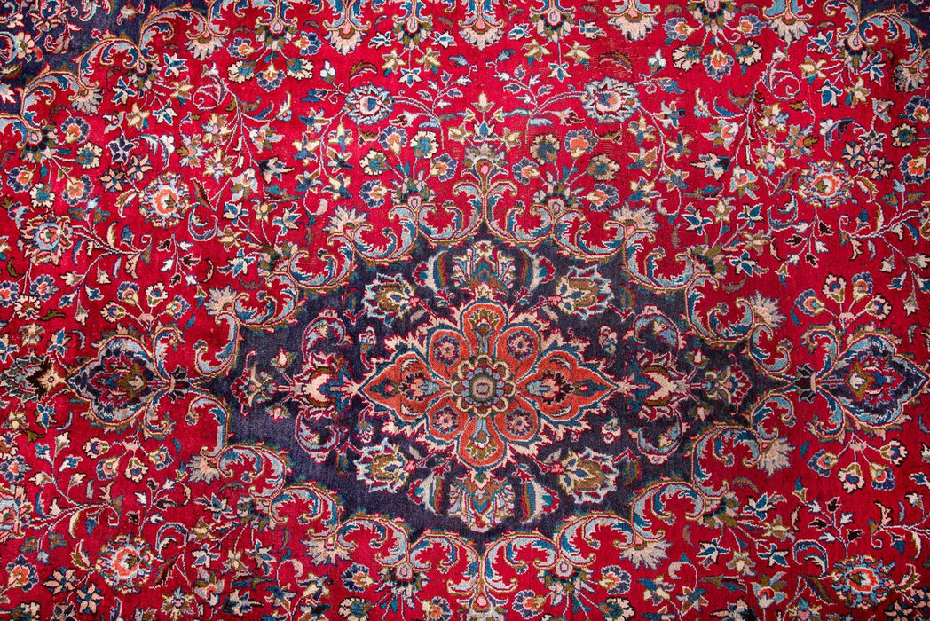 Traditional Vintage Handmade Rug 385X282 CM The Rugs Outlet 