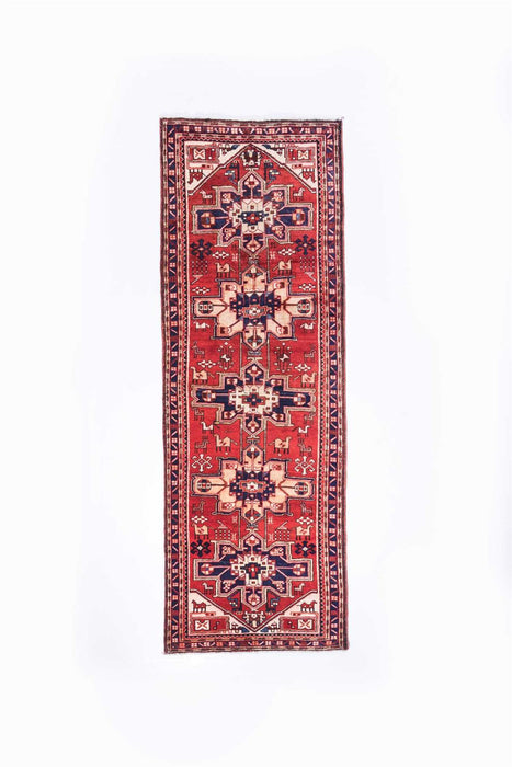 Traditional Vintage Handmade Rug 292X104 CM The Rugs Outlet 