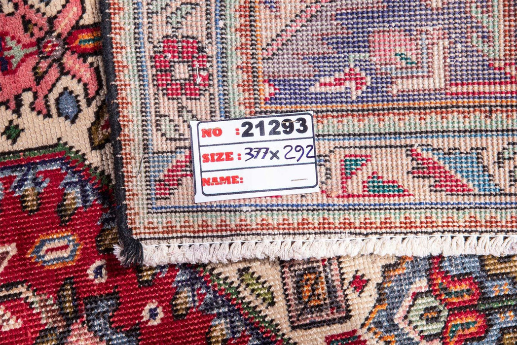 Traditional Vintage Handmade Rug 377X292 CM The Rugs Outlet 