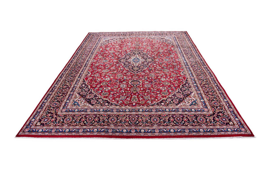 Traditional Vintage Handmade Rug 380X288 CM The Rugs Outlet 