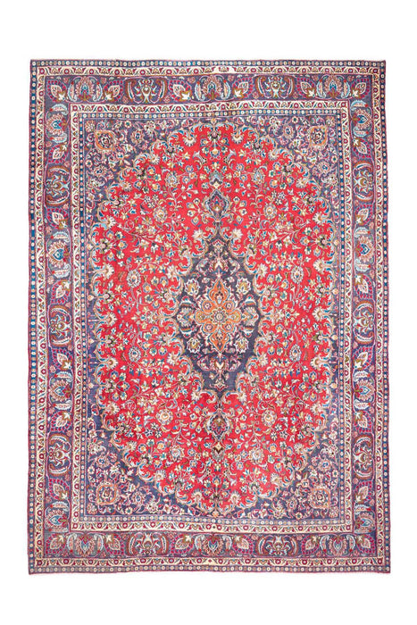 Traditional Vintage Handmade Rug 385X282 CM The Rugs Outlet 