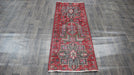 Traditional Vintage Handmade Rug 66x173cm The Rugs Outlet 