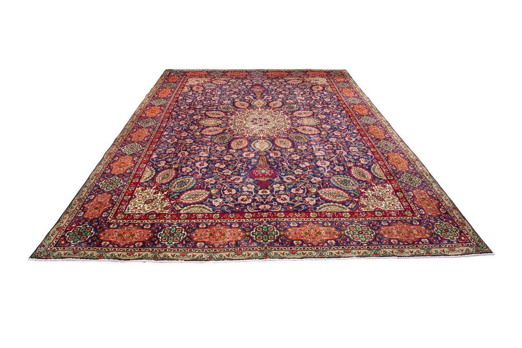 Traditional Vintage Handmade Rug 398X292 CM The Rugs Outlet 