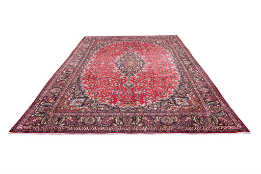 Traditional Vintage Handmade Rug 372X286 CM The Rugs Outlet 