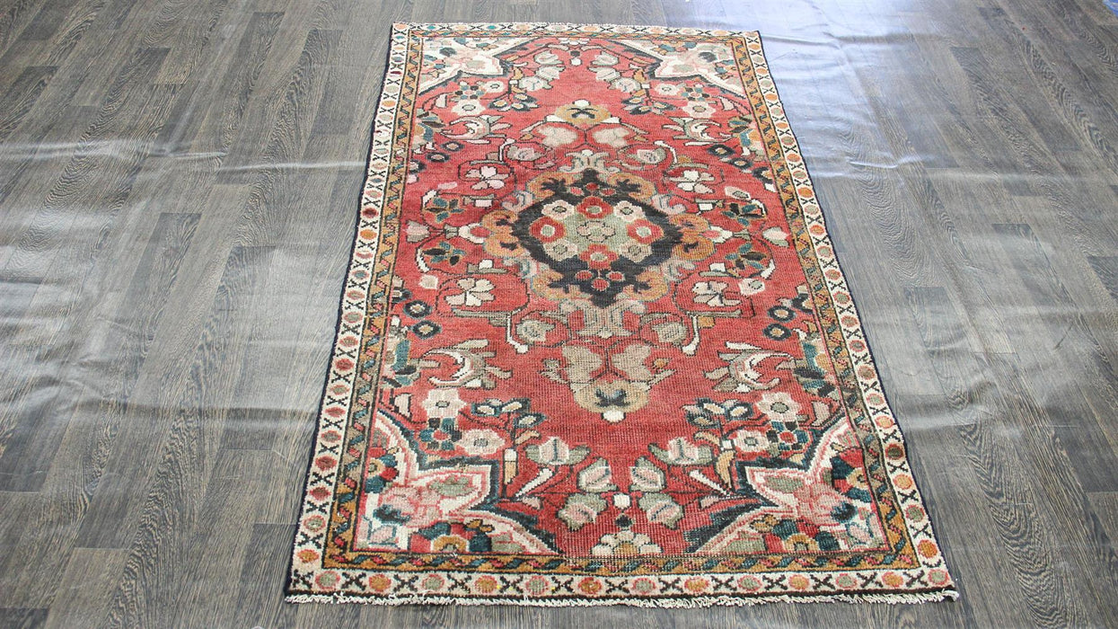 Traditional Vintage Handmade Rug 87x180cm The Rugs Outlet 