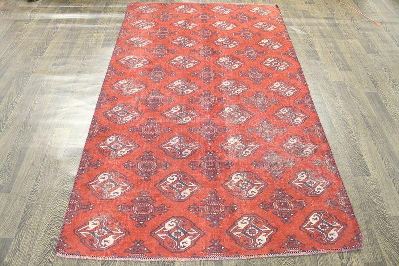 Traditional Vintage Handmade Rug 132x220cm The Rugs Outlet 