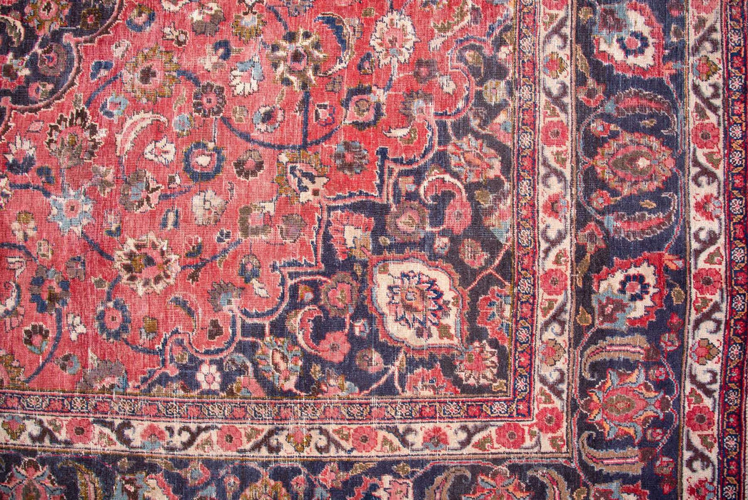 Traditional Vintage Handmade Rug 388X307 CM The Rugs Outlet 