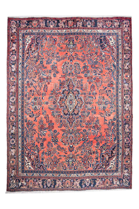 Traditional Vintage Handmade Rug 390X290 CM The Rugs Outlet 