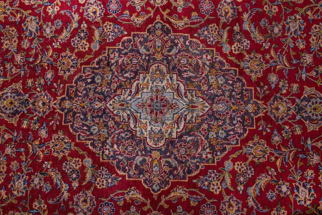 Traditional Vintage Handmade Rug 390X274 CM The Rugs Outlet 