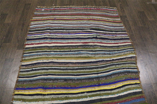 Traditional Vintage Handmade Rug 228X122 CM The Rugs Outlet 