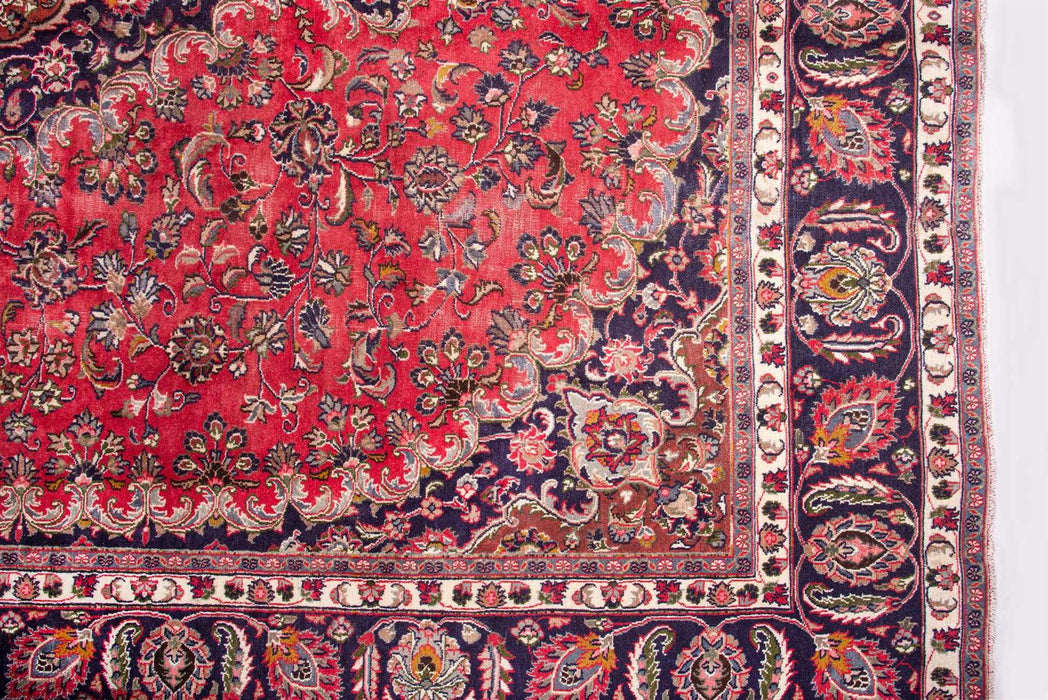 Traditional Vintage Handmade Rug 386X282 CM The Rugs Outlet 